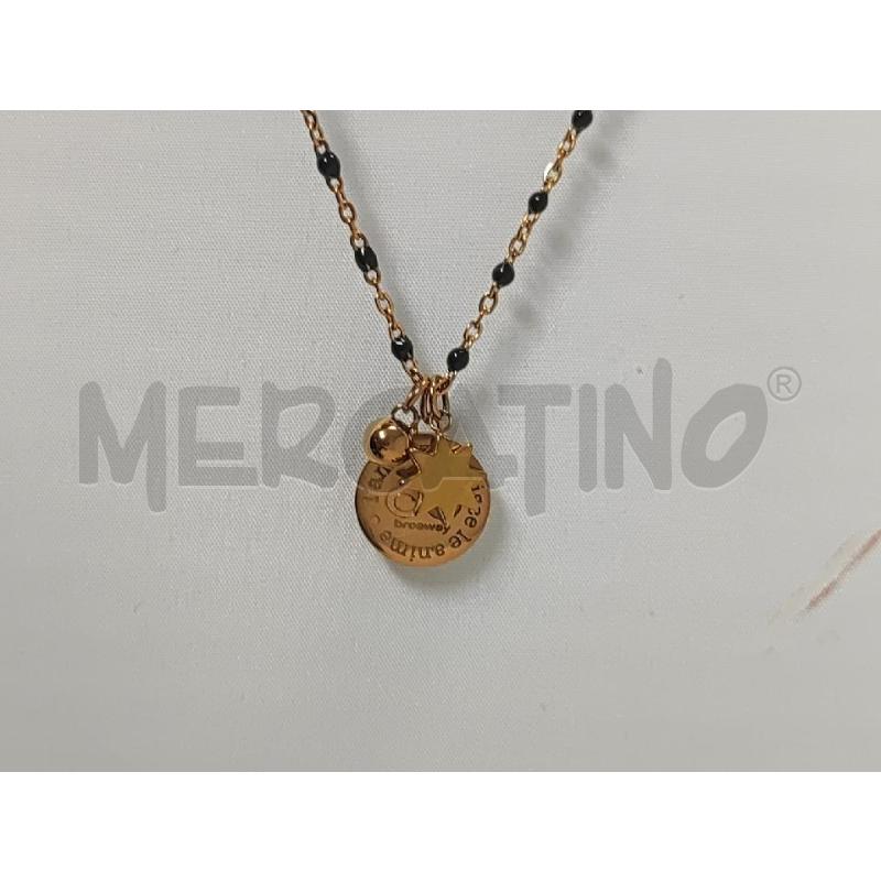 COLLANA BROSWAY CHAKRA PALLINI NERI CIONDOLINO TONDO  | Mercatino dell'Usato Vinci - fraz. sovigliana 2