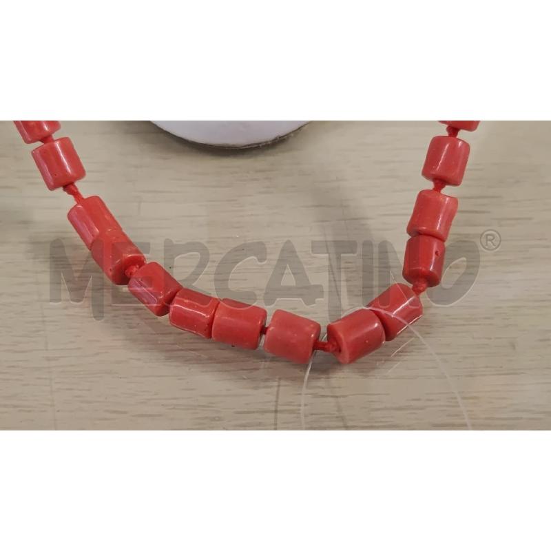 COLLANA CILINDRI CORALLINI | Mercatino dell'Usato Vinci - fraz. sovigliana 2