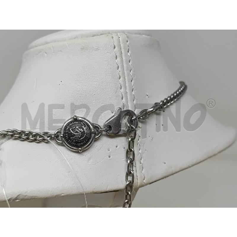 COLLANA DIESEL ARGENTATA  | Mercatino dell'Usato Vinci - fraz. sovigliana 2