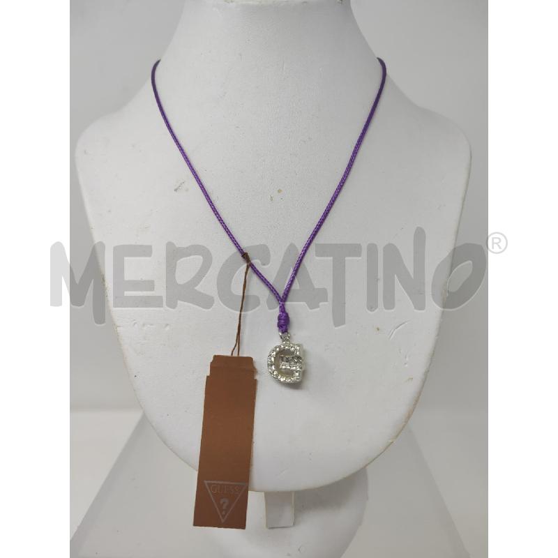 COLLANA GUESS CORDINO VIOLA G STRASS NUOVA | Mercatino dell'Usato Vinci - fraz. sovigliana 1