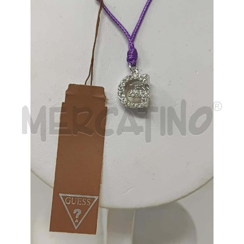 COLLANA GUESS CORDINO VIOLA G STRASS NUOVA | Mercatino dell'Usato Vinci - fraz. sovigliana 2