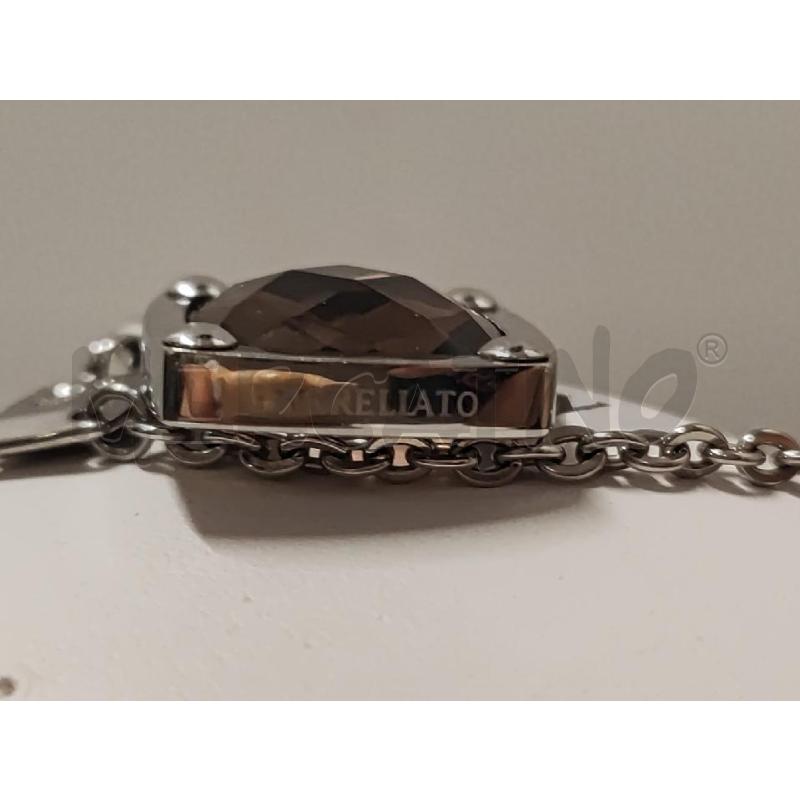 COLLANA MORELLATO CIONDOLO PIETRA QUADRATA AMBRATA  | Mercatino dell'Usato Vinci - fraz. sovigliana 2