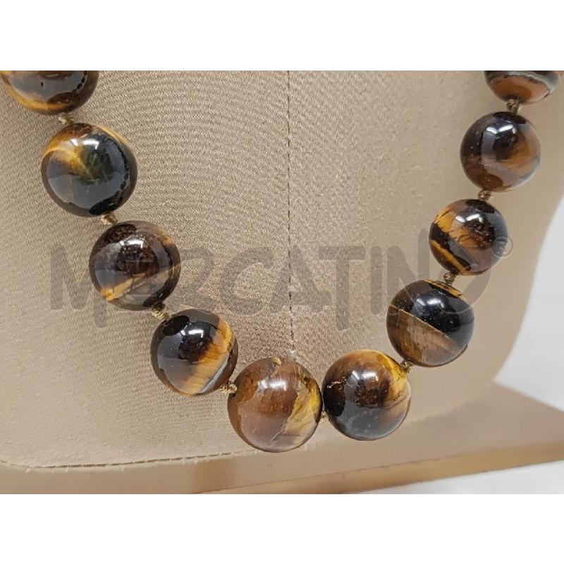 COLLANA OCCHIO DI TIGRE 86CM | Mercatino dell'Usato Vinci - fraz. sovigliana 2