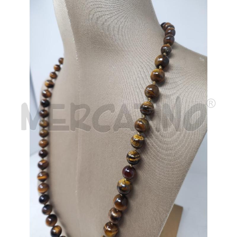 COLLANA OCCHIO DI TIGRE 86CM | Mercatino dell'Usato Vinci - fraz. sovigliana 3