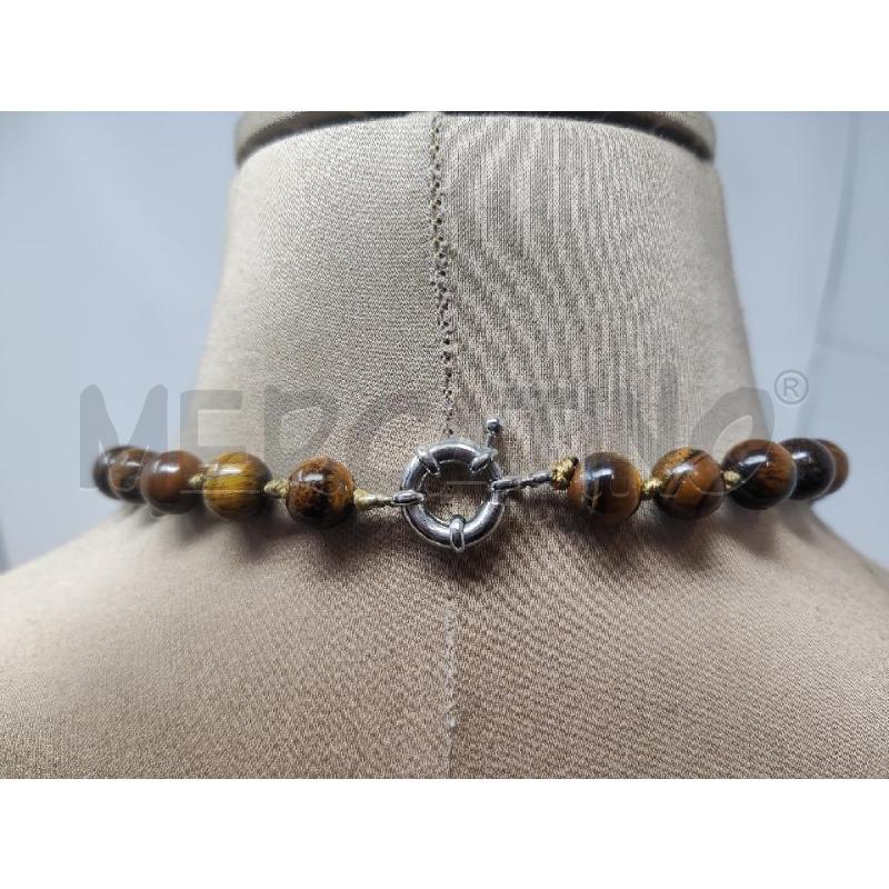 COLLANA OCCHIO DI TIGRE 86CM | Mercatino dell'Usato Vinci - fraz. sovigliana 4