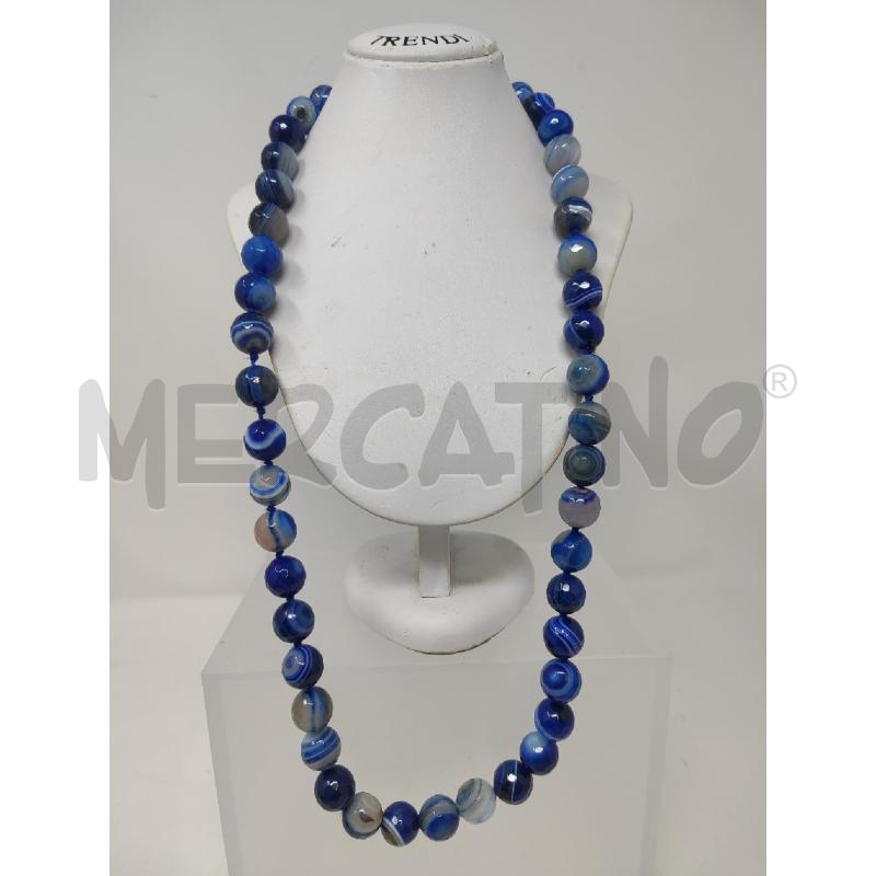 COLLANA PIETRE DURE NATURALI SFUMATE BLU | Mercatino dell'Usato Vinci - fraz. sovigliana 1