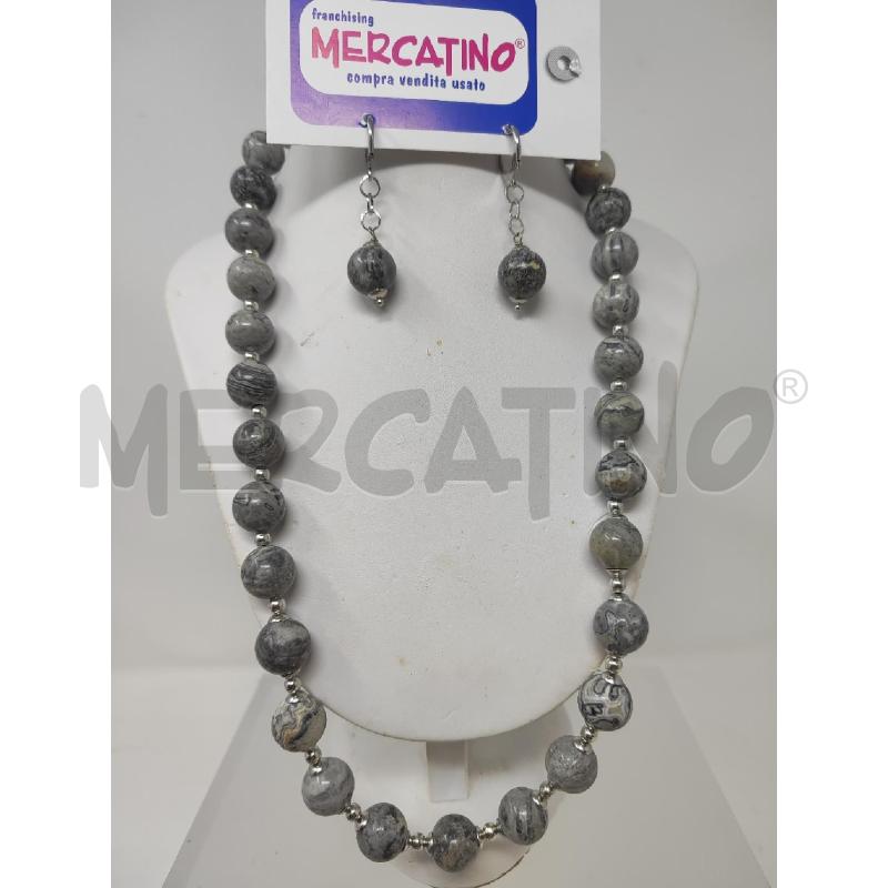 COLLANA PIETRE NATURALI GRIGIE | Mercatino dell'Usato Vinci - fraz. sovigliana 1