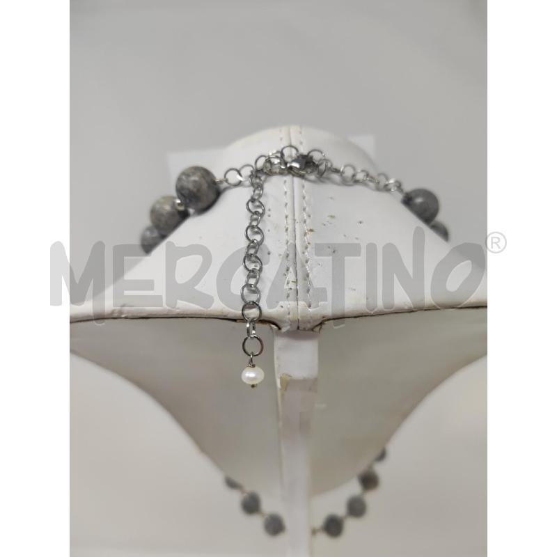 COLLANA PIETRE NATURALI GRIGIE | Mercatino dell'Usato Vinci - fraz. sovigliana 3