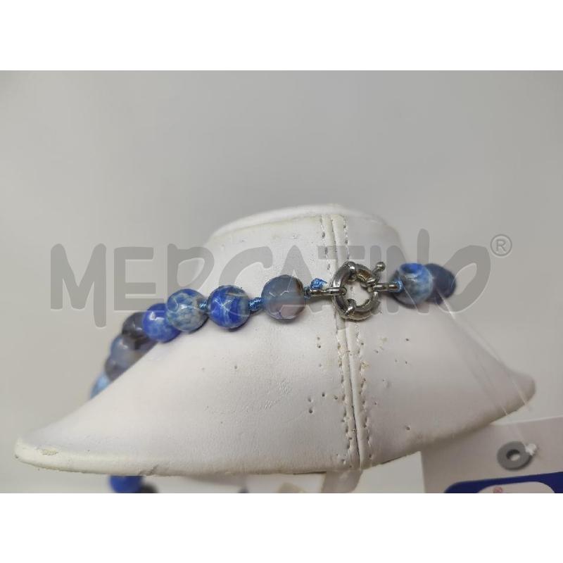COLLANA PIETRE NATURALI SFACCETTATE SFUMATE AZZURRE | Mercatino dell'Usato Vinci - fraz. sovigliana 3