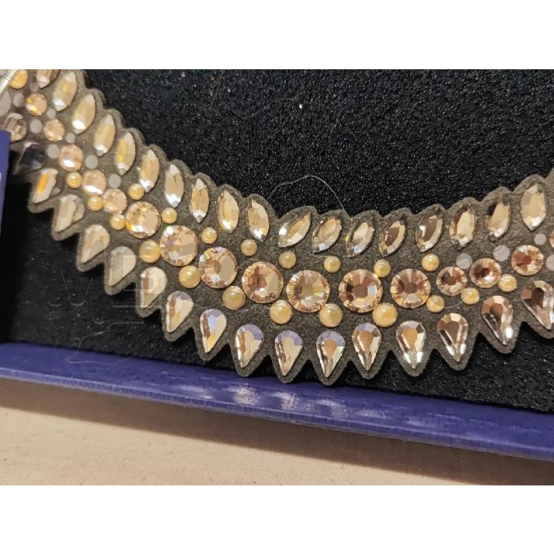 COLLANA SWAROVSKI SU TESSUTO AVIO  | Mercatino dell'Usato Vinci - fraz. sovigliana 2