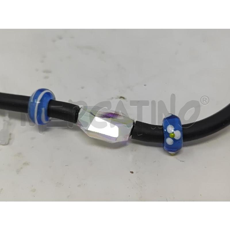COLLANA TOBBE GOMMATO NERO STRASS | Mercatino dell'Usato Vinci - fraz. sovigliana 2