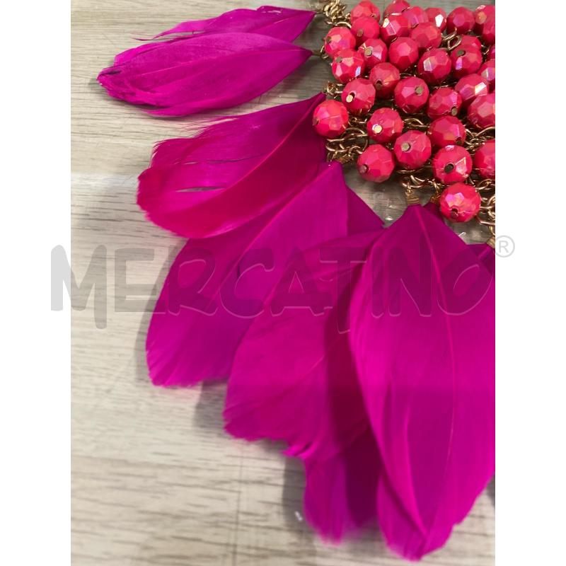 COLLANA # KONTESSA PIUME ROSA NUOVA | Mercatino dell'Usato Vinci - fraz. sovigliana 4
