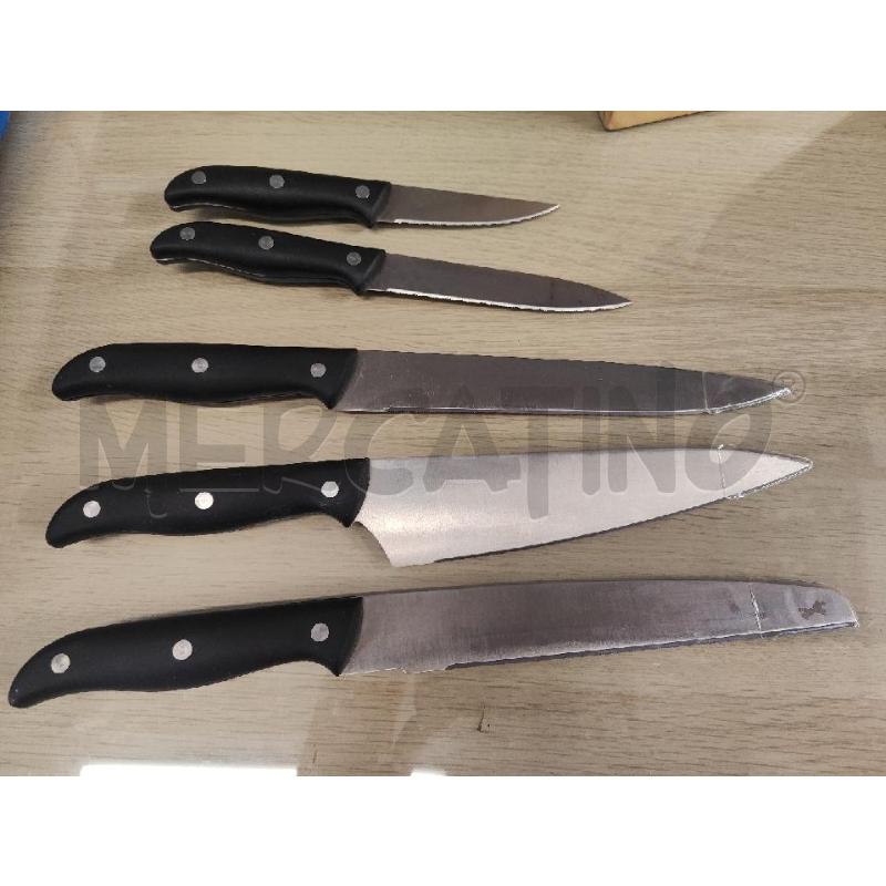 COLTELLI PZ. 5 + CEPPO LEGNO ALEXANDER NUOVI  | Mercatino dell'Usato Vinci - fraz. sovigliana 3