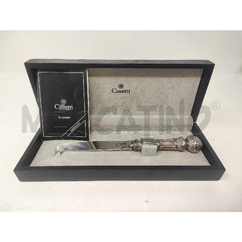 COLTELLO CASSETTI DA FORMAGGIO ARGENTATO | Mercatino dell'Usato Vinci - fraz. sovigliana 1
