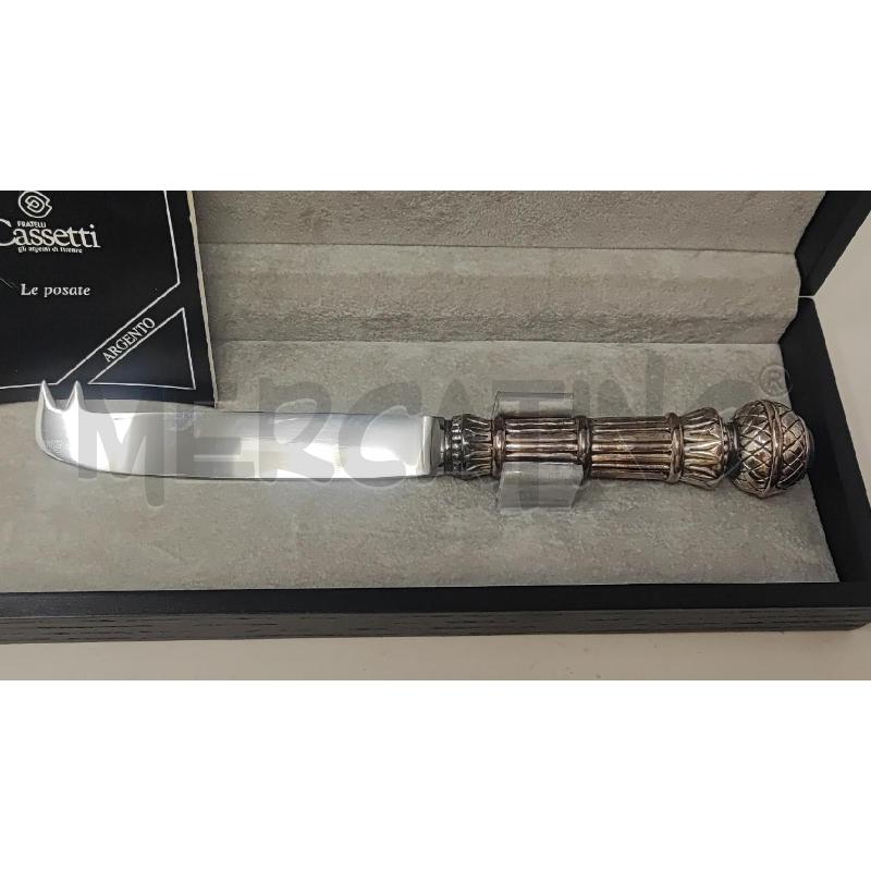 COLTELLO CASSETTI DA FORMAGGIO ARGENTATO | Mercatino dell'Usato Vinci - fraz. sovigliana 2