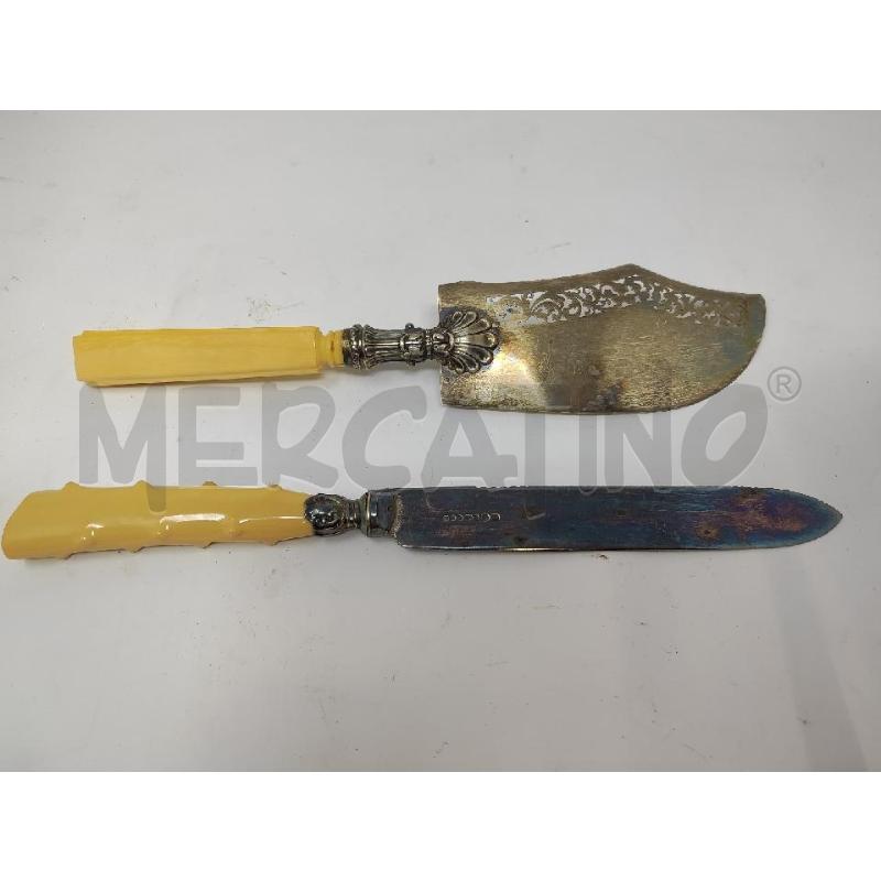 COLTELLO + MESTOLA SHEFFIELD MANICI CREMA | Mercatino dell'Usato Vinci - fraz. sovigliana 3