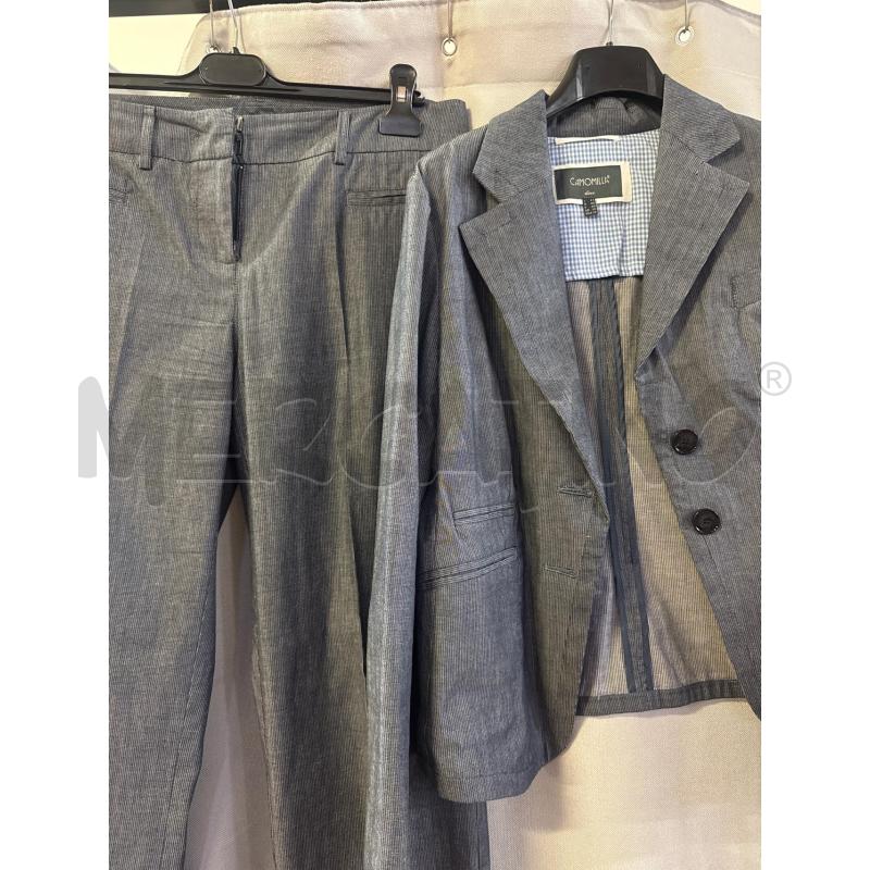 COMPLETO DONNA CAMOMILLA BLU RIGATO TG.44 | Mercatino dell'Usato Vinci - fraz. sovigliana 1