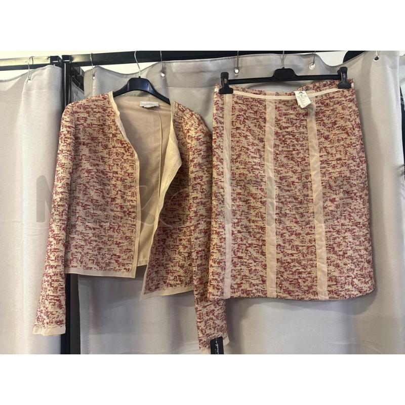 COMPLETO DONNA CARACTERE BEIGE ROSSA TG.48 GIACCA + GONNA | Mercatino dell'Usato Vinci - fraz. sovigliana 1