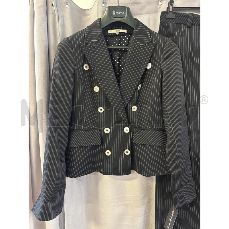 COMPLETO DONNA FERRE BLU  RIGATO TG.44 DOPPIO PETTO | Mercatino dell'Usato Vinci - fraz. sovigliana 2