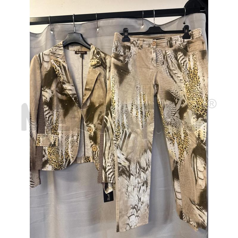 COMPLETO DONNA LANDI BEIGE FANTASIA TG.48 | Mercatino dell'Usato Vinci - fraz. sovigliana 1