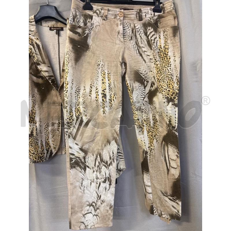 COMPLETO DONNA LANDI BEIGE FANTASIA TG.48 | Mercatino dell'Usato Vinci - fraz. sovigliana 3