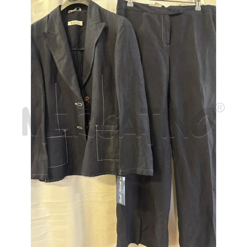 COMPLETO DONNA MARELLA BLU LINO TG.46 | Mercatino dell'Usato Vinci - fraz. sovigliana 1