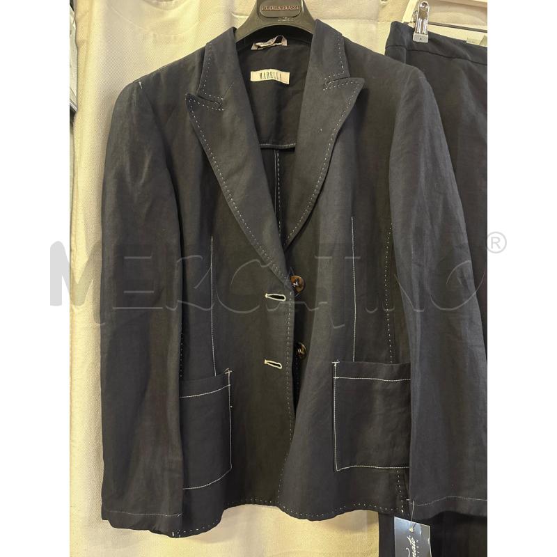 COMPLETO DONNA MARELLA BLU LINO TG.46 | Mercatino dell'Usato Vinci - fraz. sovigliana 2