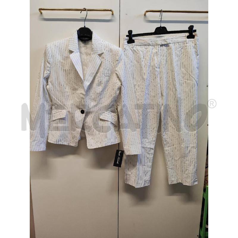 COMPLETO DONNA PAUL SMITH BIANCO RIGHE NERE TG.44 | Mercatino dell'Usato Vinci - fraz. sovigliana 1