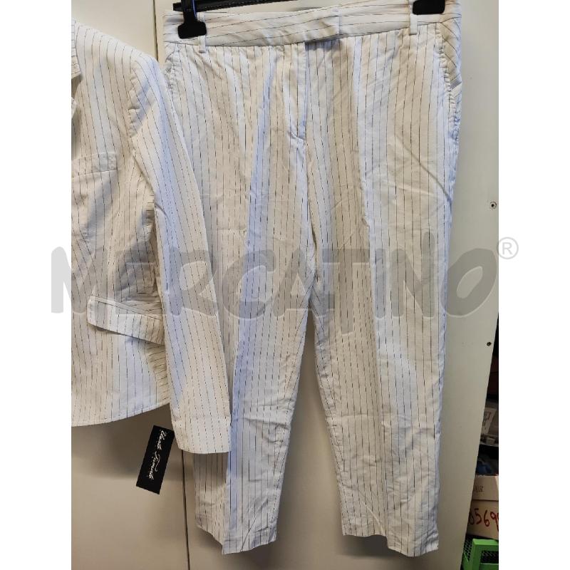 COMPLETO DONNA PAUL SMITH BIANCO RIGHE NERE TG.44 | Mercatino dell'Usato Vinci - fraz. sovigliana 4