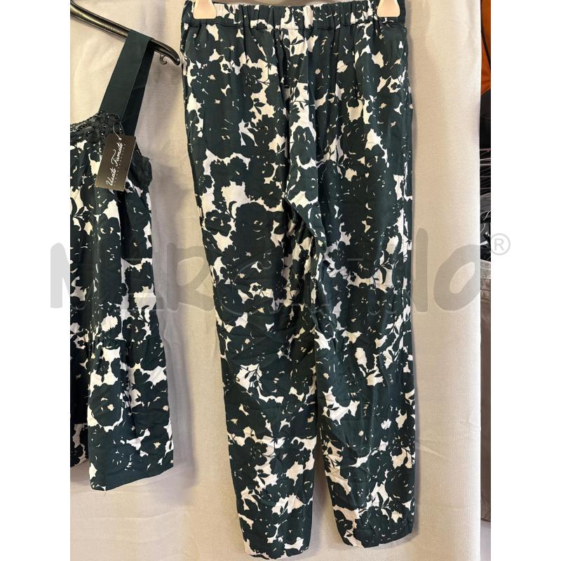 COMPLETO DONNA TWIN SET CANOTTA + PANTALONI  FANTASIA VERDE TG.S | Mercatino dell'Usato Vinci - fraz. sovigliana 3