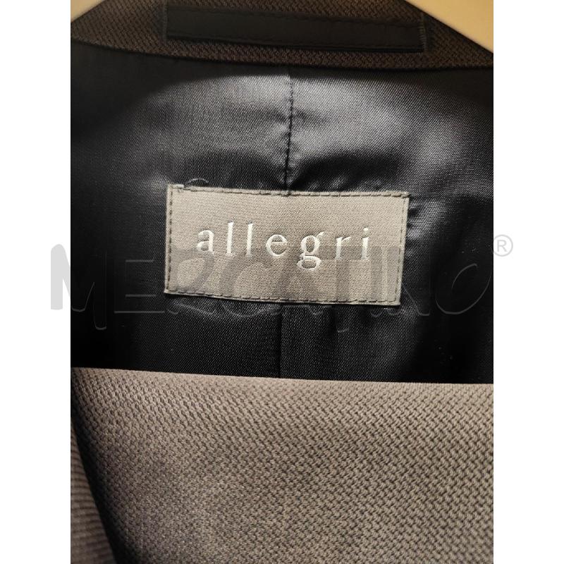 COMPLETO UOMO ALLEGRI GRIGIO TG.52 | Mercatino dell'Usato Vinci - fraz. sovigliana 2