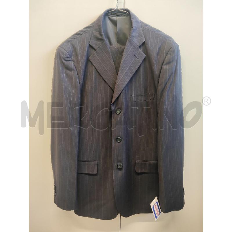 COMPLETO UOMO B.&SONS NERO RIGATO TG.52 | Mercatino dell'Usato Vinci - fraz. sovigliana 1