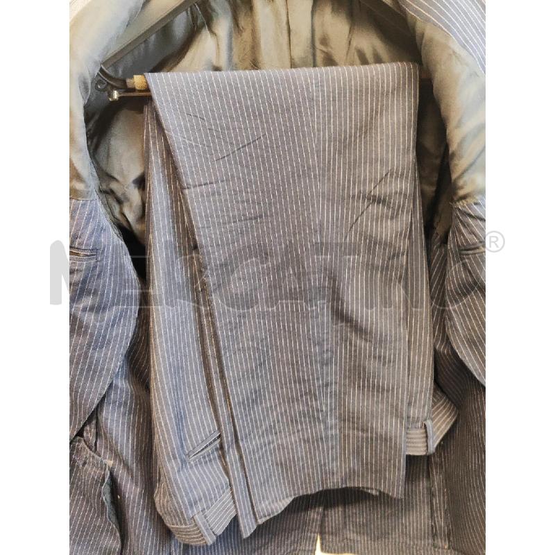COMPLETO UOMO BLU RIGHE BIANCHE TG.48 | Mercatino dell'Usato Vinci - fraz. sovigliana 3