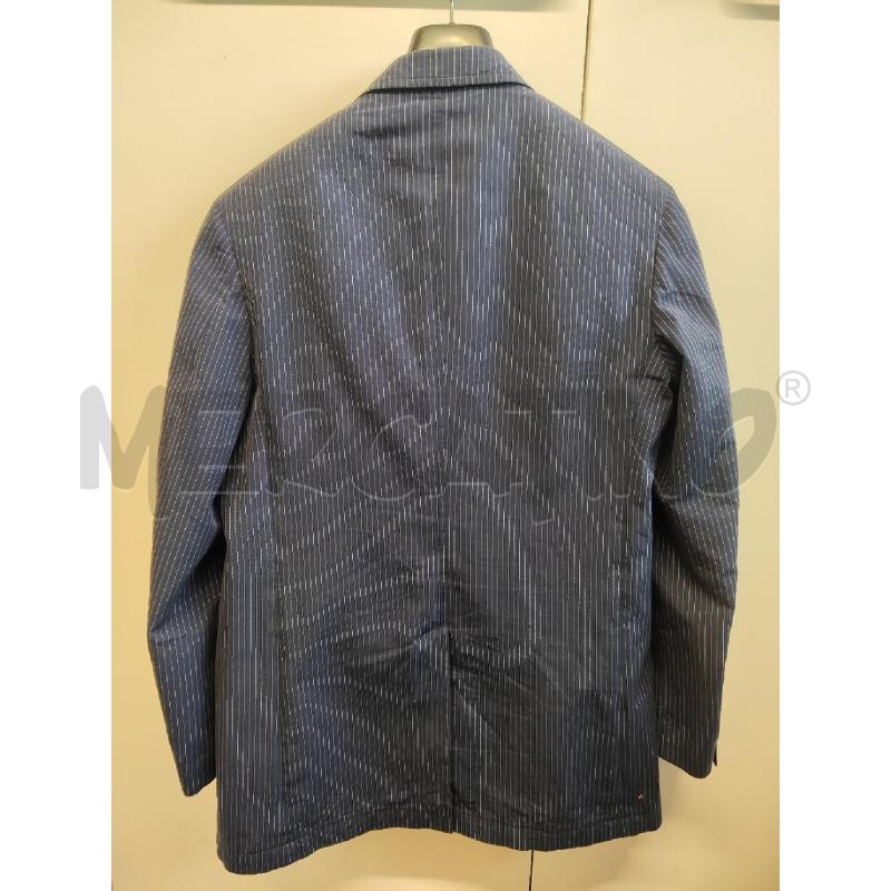 COMPLETO UOMO BLU RIGHE BIANCHE TG.48 | Mercatino dell'Usato Vinci - fraz. sovigliana 4