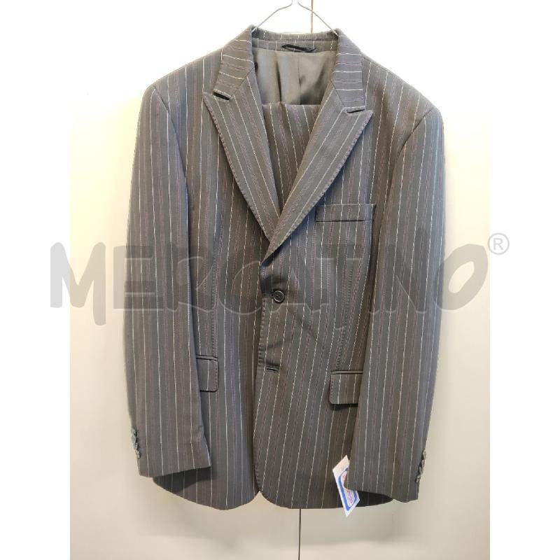 COMPLETO UOMO DELLA VALENTINA NERO RIGHE VIOLA TG.52 | Mercatino dell'Usato Vinci - fraz. sovigliana 1