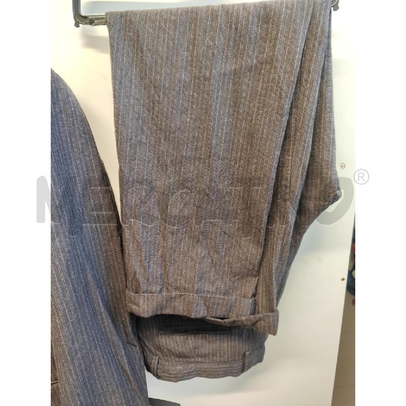 COMPLETO UOMO GAUDI 3 PZ GRIGIO RIGATO TG.54  | Mercatino dell'Usato Vinci - fraz. sovigliana 3