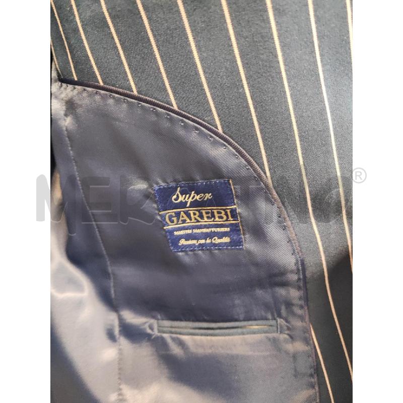 COMPLETO UOMO # GAREBI BLU RIGHE BIANCHE TG.50 | Mercatino dell'Usato Vinci - fraz. sovigliana 2