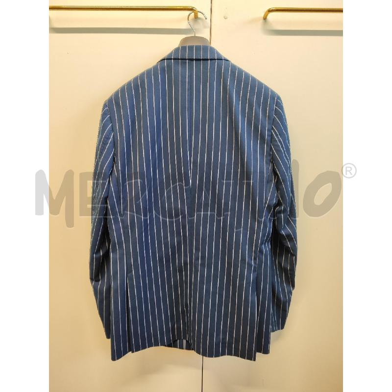 COMPLETO UOMO # GAREBI BLU RIGHE BIANCHE TG.50 | Mercatino dell'Usato Vinci - fraz. sovigliana 4