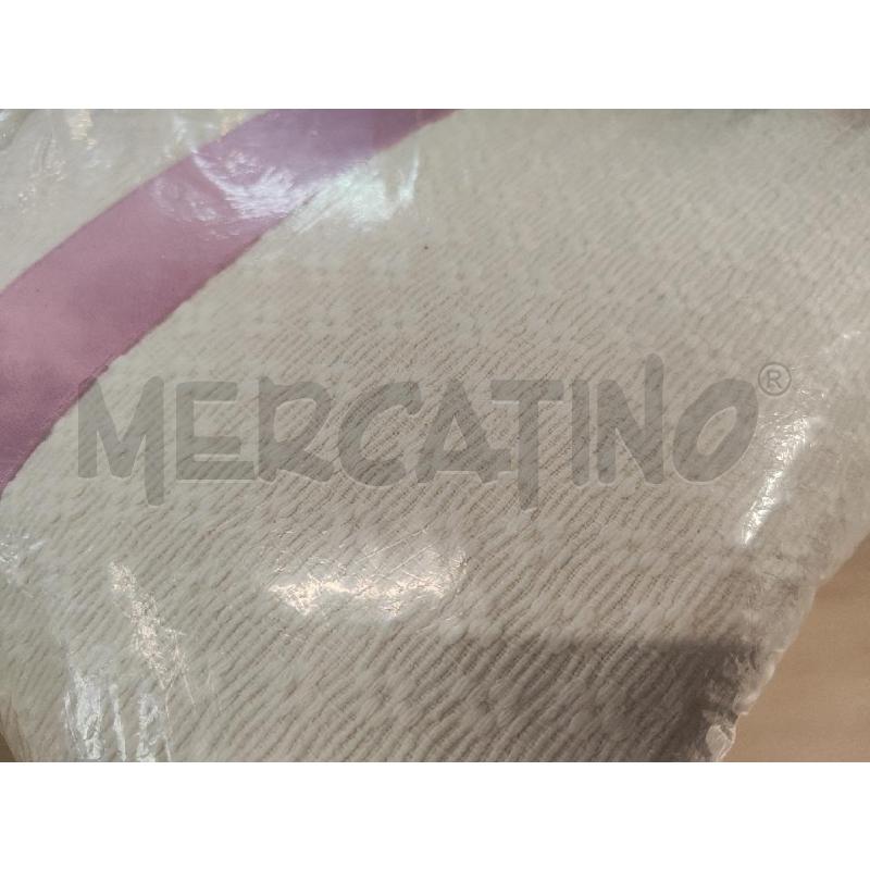 COPERTA MATRIMONIALE COTONE BIANCA TRINA ROMBIE PENERI | Mercatino dell'Usato Vinci - fraz. sovigliana 3