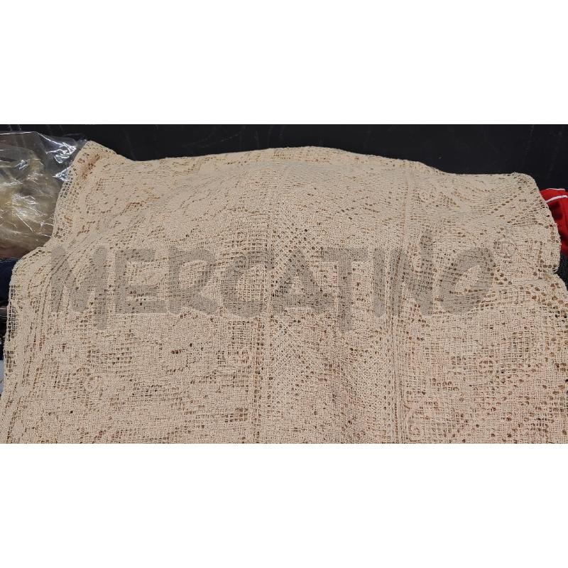 COPERTA MATRIMONIALE TIPO UNCINETTO BEIGE  | Mercatino dell'Usato Vinci - fraz. sovigliana 3