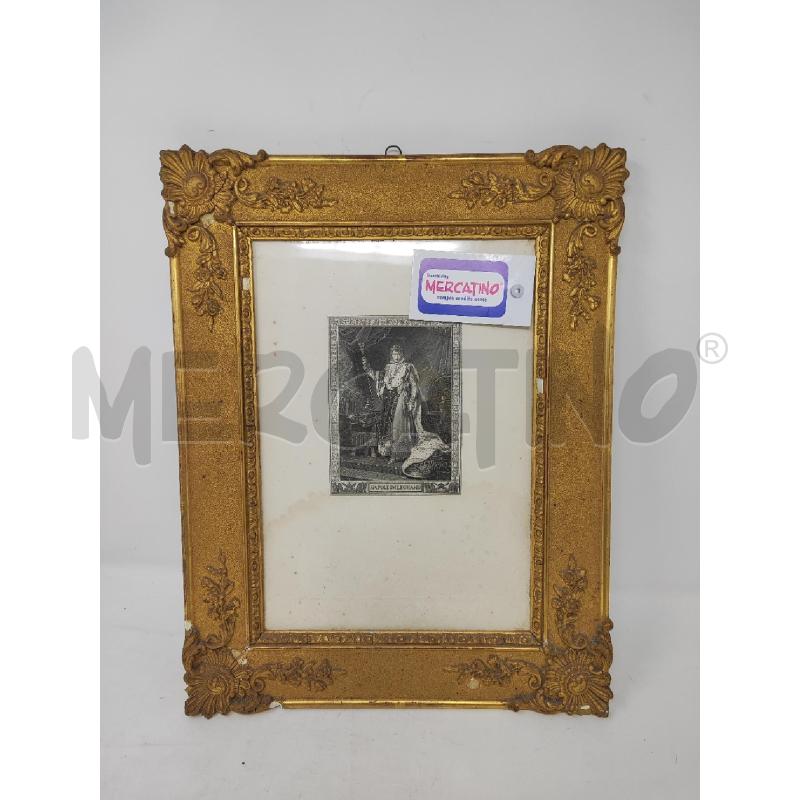 CORNICE 40X30 DORATA ANGOLI LAVORATI DA RISISTEMARE | Mercatino dell'Usato Vinci - fraz. sovigliana 1