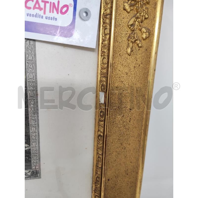 CORNICE 40X30 DORATA ANGOLI LAVORATI DA RISISTEMARE | Mercatino dell'Usato Vinci - fraz. sovigliana 3