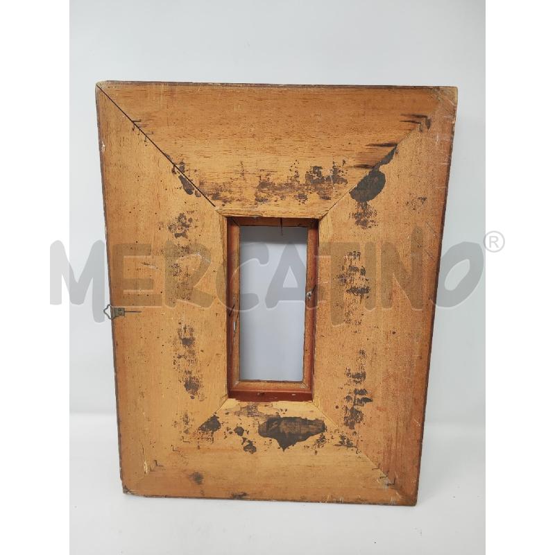 CORNICE 40X30 LEGNO DORATA LARGA  | Mercatino dell'Usato Vinci - fraz. sovigliana 2