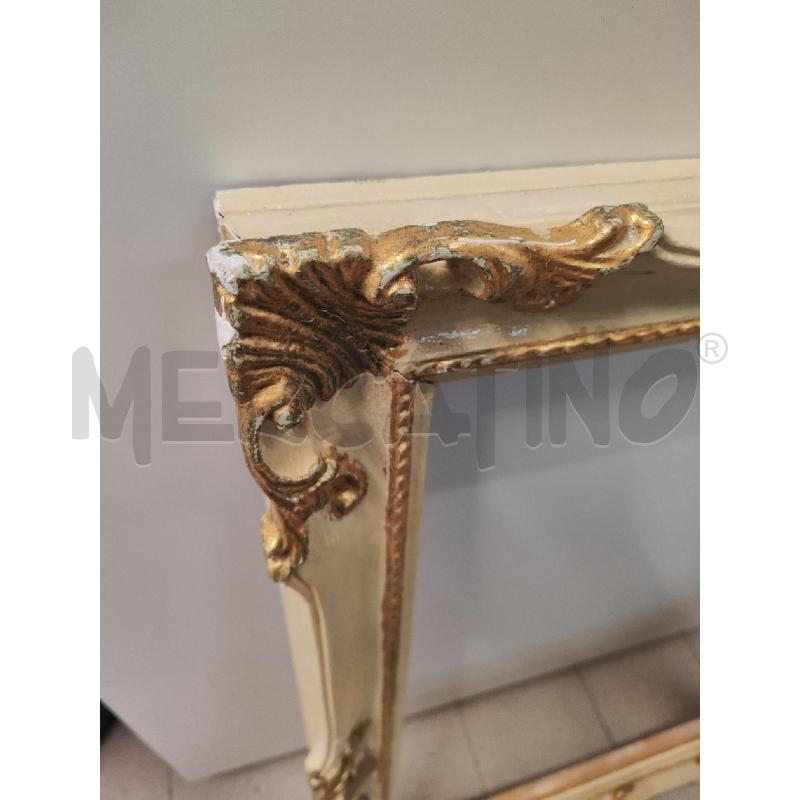 CORNICE 83X63 SBIANCATA ORO RICCIOLI | Mercatino dell'Usato Vinci - fraz. sovigliana 2