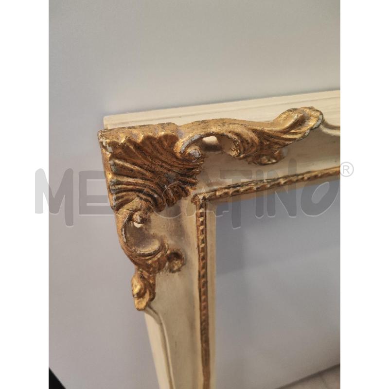 CORNICE 83X65 SBIANCATA ORO RICCIOLI | Mercatino dell'Usato Vinci - fraz. sovigliana 2
