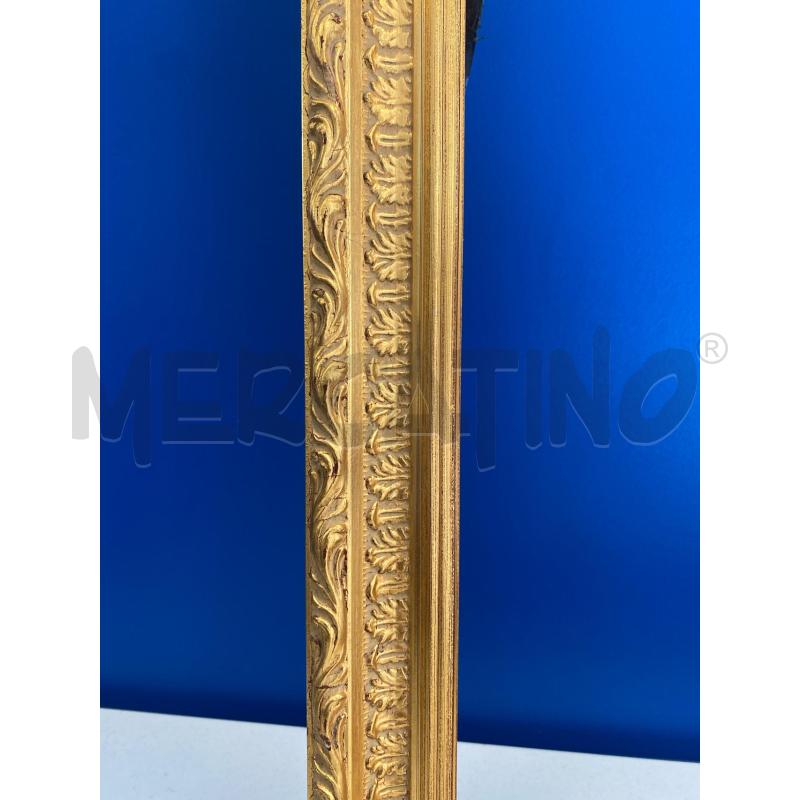 CORNICE LEGNO LAVORATA DORATA 55X44CM    | Mercatino dell'Usato Vinci - fraz. sovigliana 2