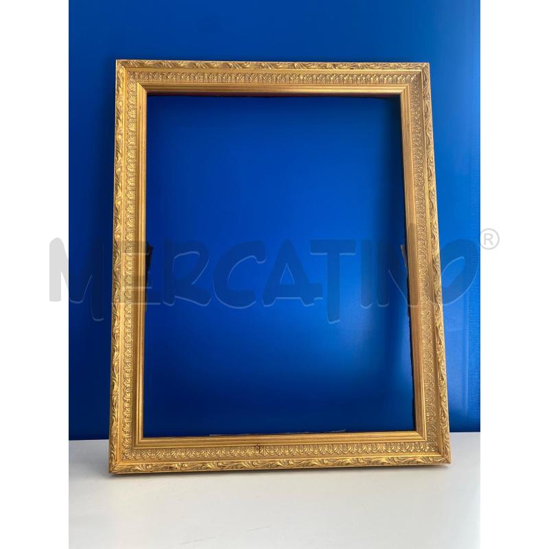 CORNICE LEGNO LAVORATA DORATA 55X44CM    | Mercatino dell'Usato Vinci - fraz. sovigliana 3