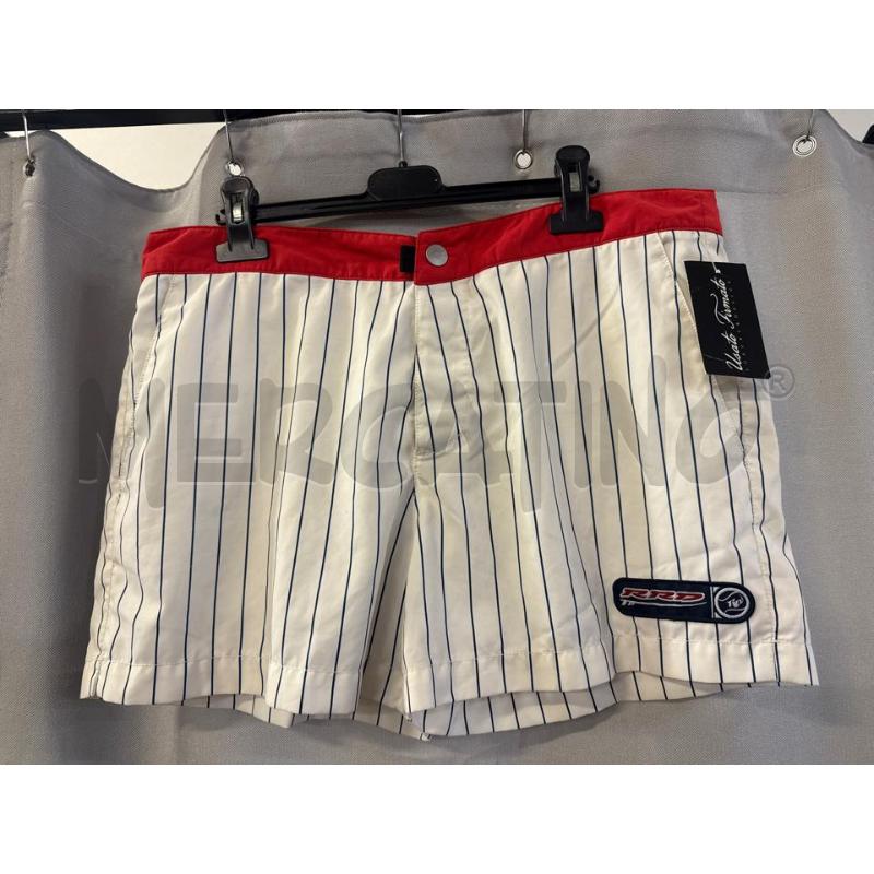 COSTUME UOMO RRD PANNA RIGHE BLU CINTURINO ROSSO TG.52 | Mercatino dell'Usato Vinci - fraz. sovigliana 1