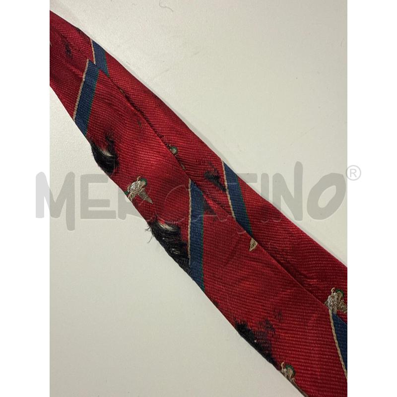 CRAVATTA BURBERRY BORDEAUX CON PAPERELLE | Mercatino dell'Usato Vinci - fraz. sovigliana 3