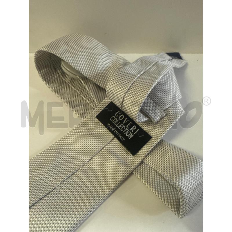 CRAVATTA COVERI COLLECTION ARGENTATA 100% SETA  | Mercatino dell'Usato Vinci - fraz. sovigliana 2